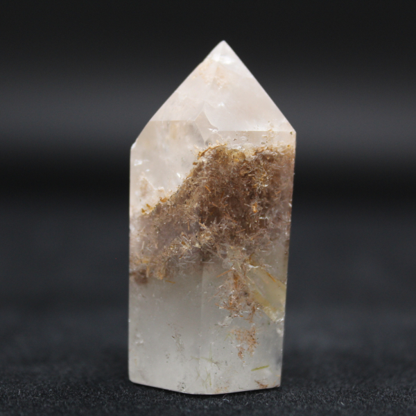 Quartz prism with inclusion