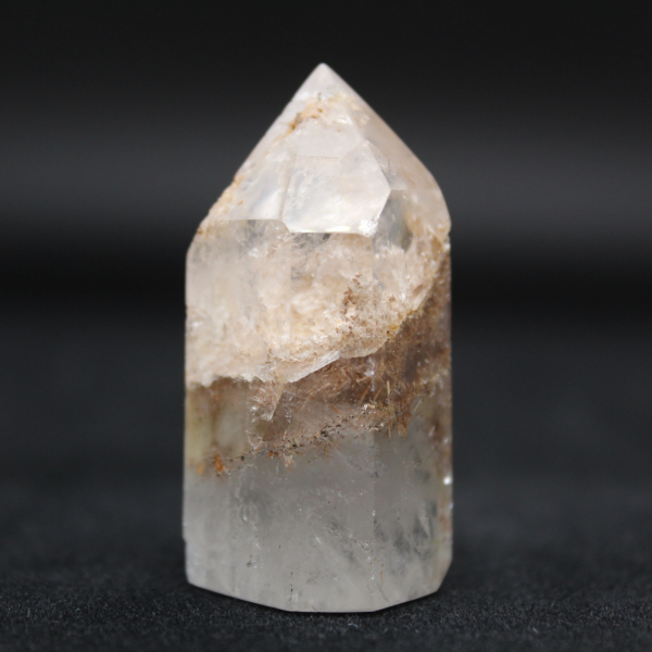 Quartz prism with inclusion