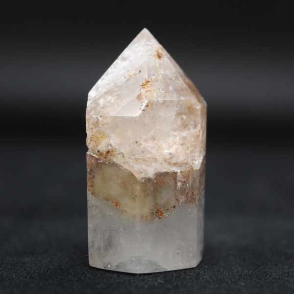 Quartz prism with inclusion