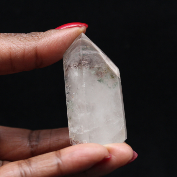 Quartz prism with inclusion