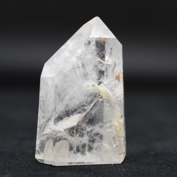 Quartz prism with inclusion
