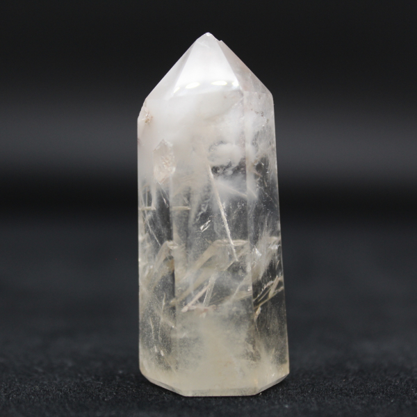 Quartz prism with inclusion