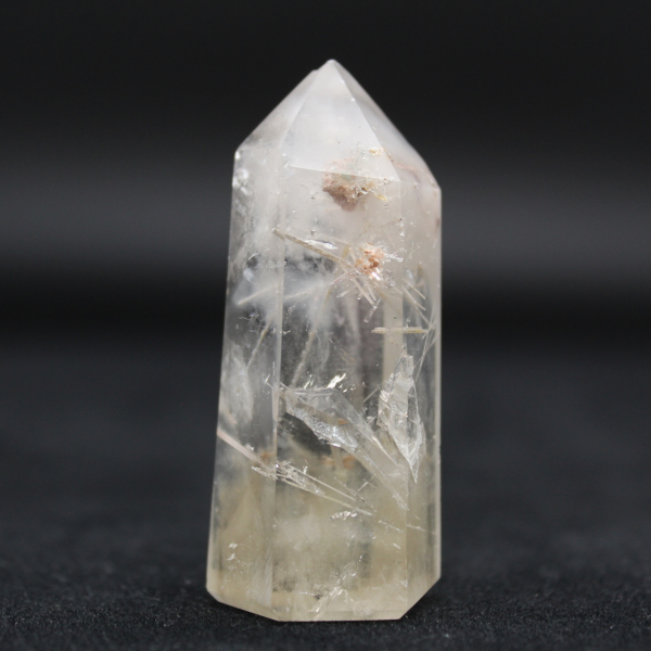 Quartz prism with inclusion