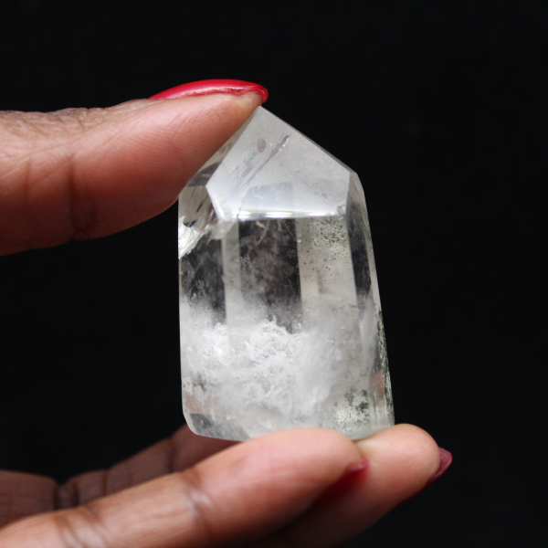 Quartz prism with inclusion