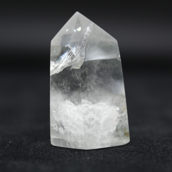 Quartz prism with inclusion