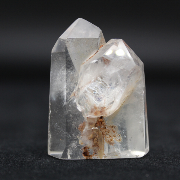 Quartz prism with inclusion