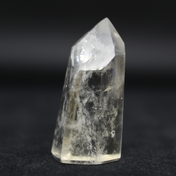 Quartz prism with inclusion