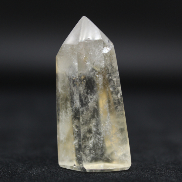 Quartz prism with inclusion