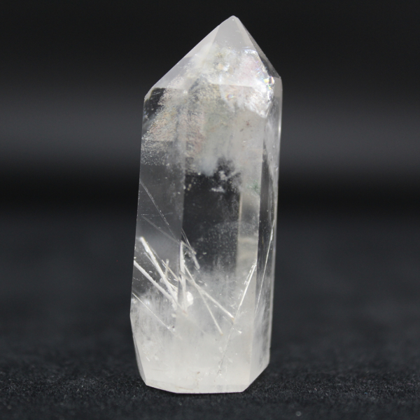 Quartz prism with inclusion
