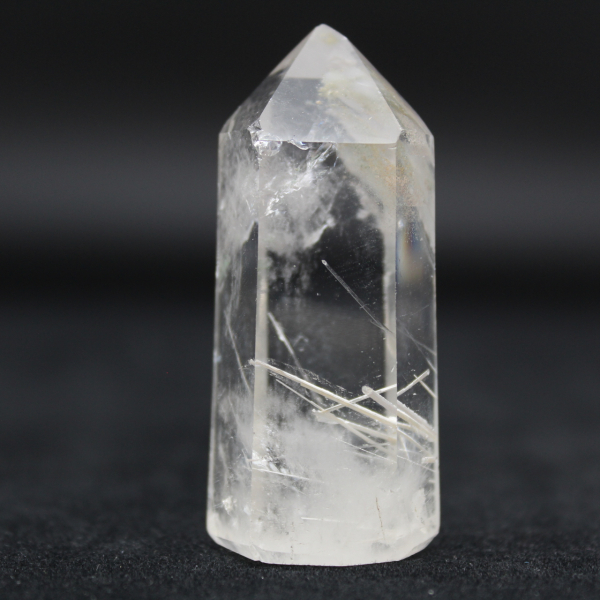 Quartz prism with inclusion