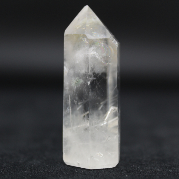 Quartz prism with inclusion