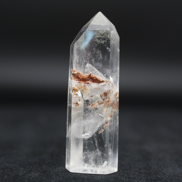 Quartz prism with inclusion