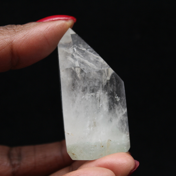 Quartz prism with inclusion