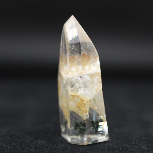 Quartz prism with inclusion