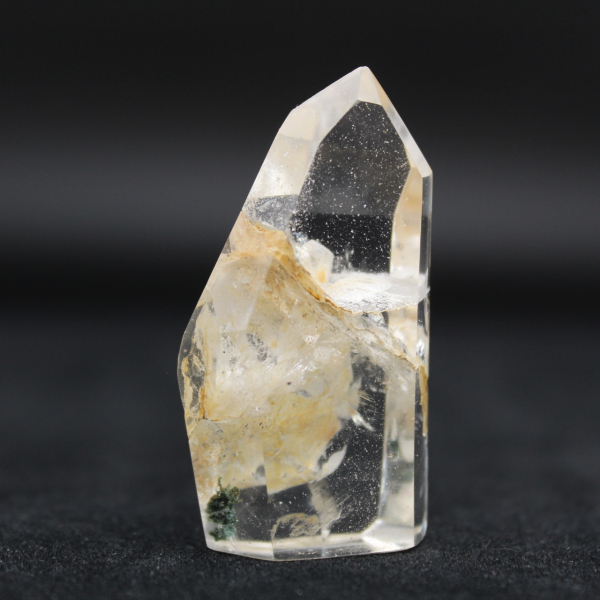 Quartz prism with inclusion