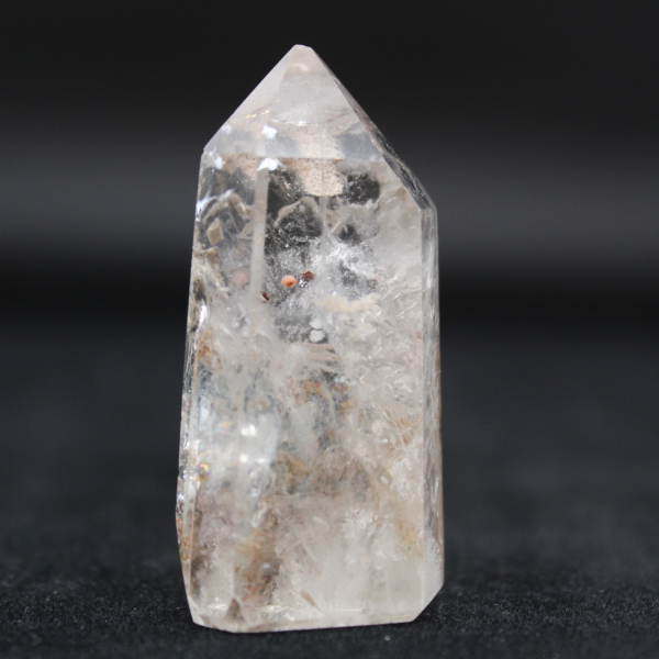 Quartz prism with inclusion