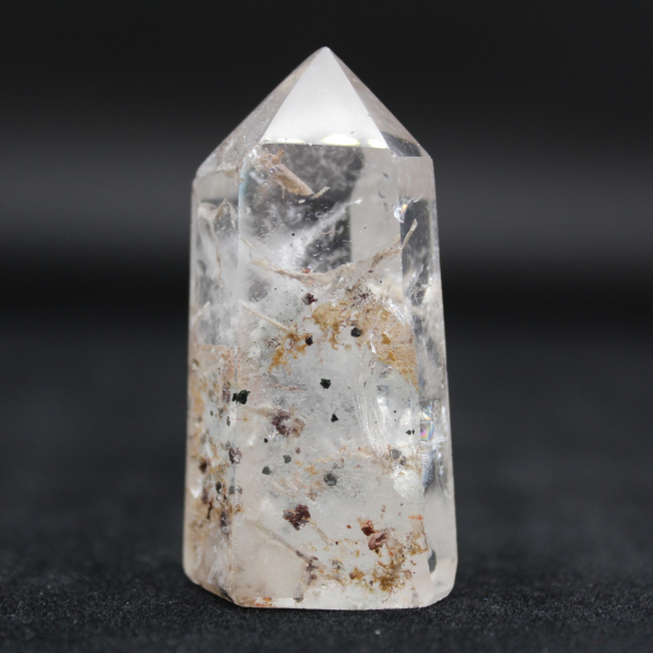Quartz prism with inclusion