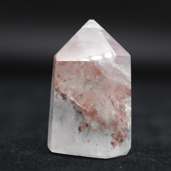 Quartz prism with inclusion
