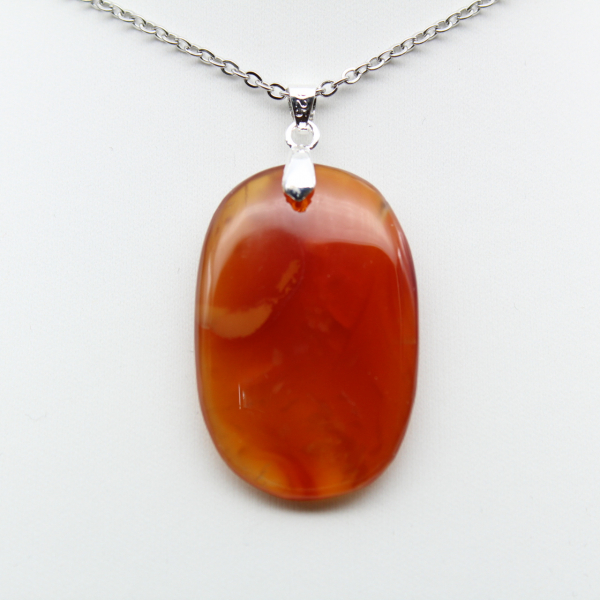 Polished Carnelian Pendant