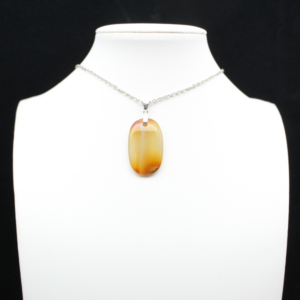 Madagascar carnelian pendant