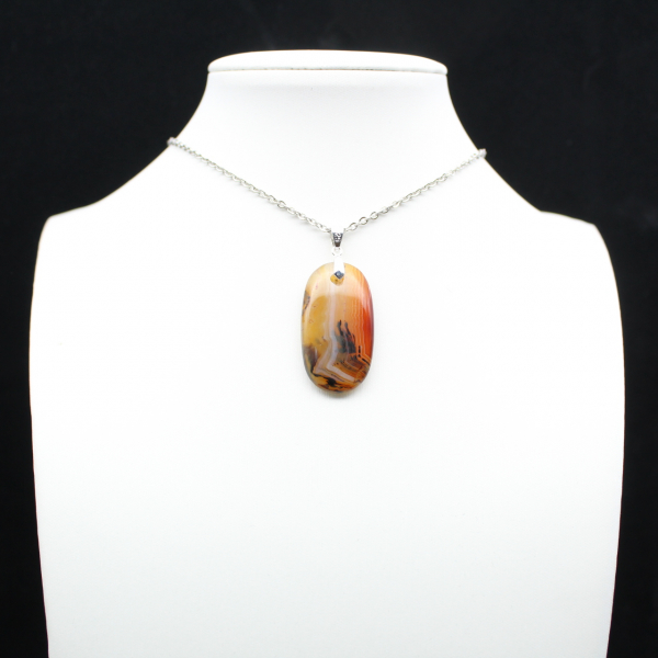 Madagascar carnelian pendant
