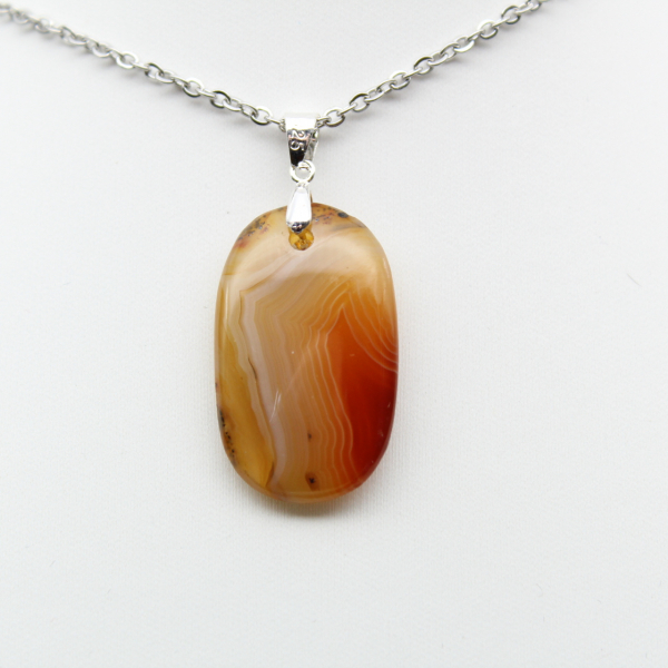 Carnelian stone pendant