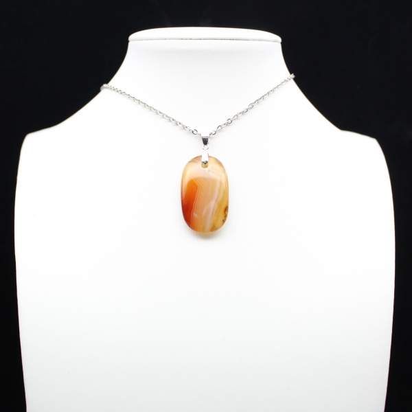 Carnelian stone pendant