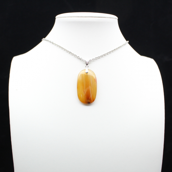 Madagascar carnelian pendant