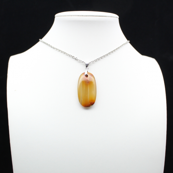 Madagascar carnelian pendant
