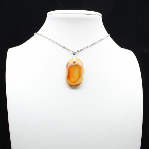 Madagascar carnelian pendant