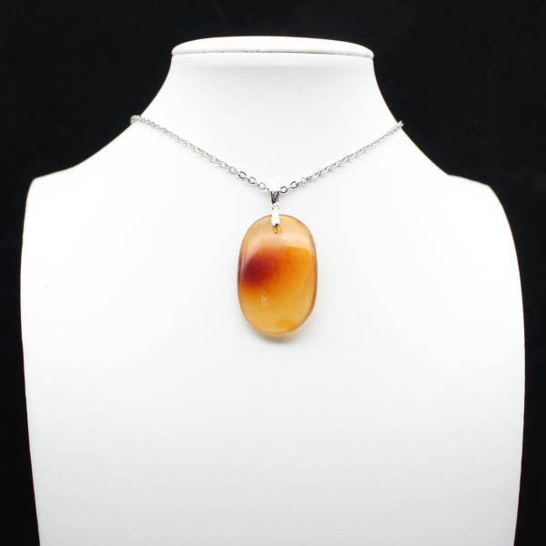 Carnelian stone pendant