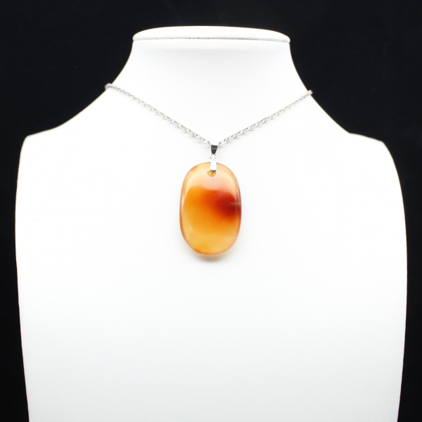 Carnelian stone pendant