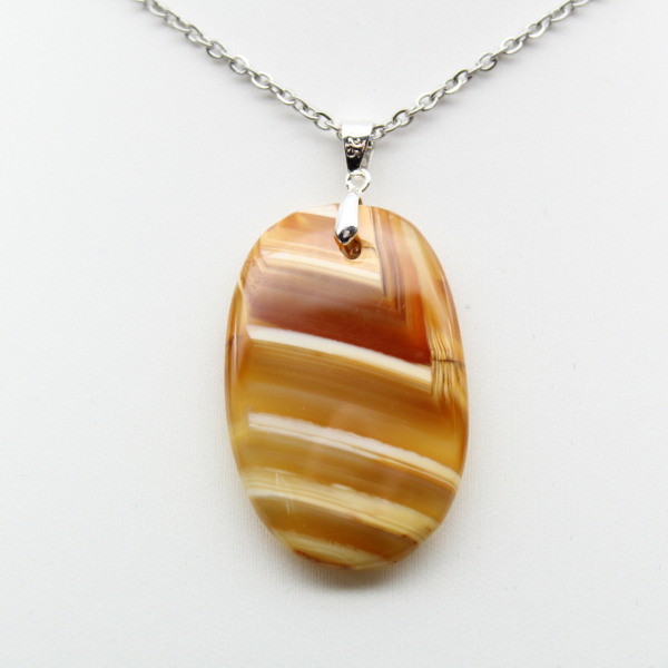 Polished Carnelian Pendant