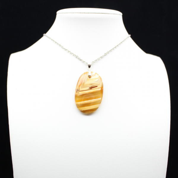 Polished Carnelian Pendant