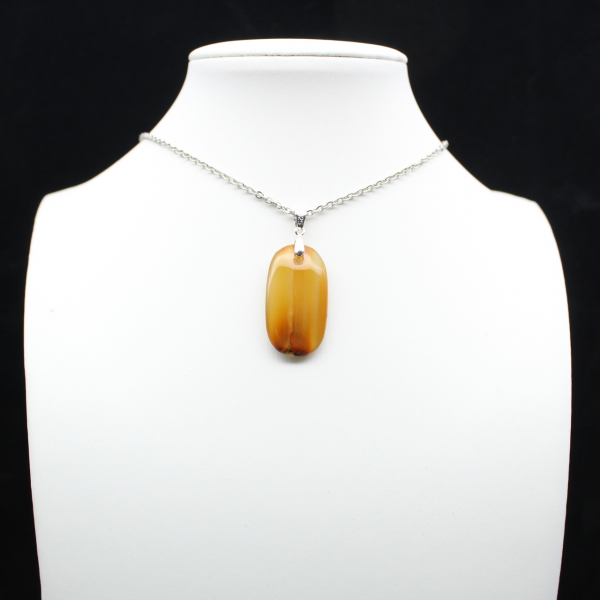 Madagascar carnelian pendant