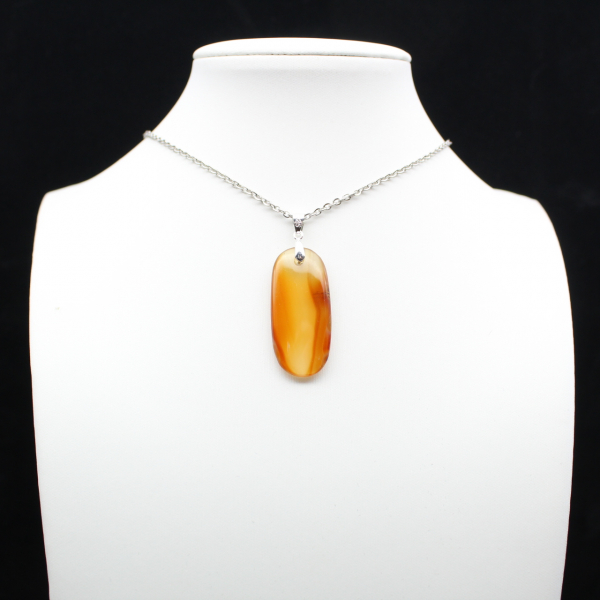 Madagascar carnelian pendant