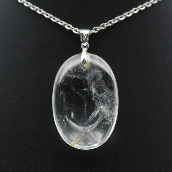 Madagascar rock crystal pendant