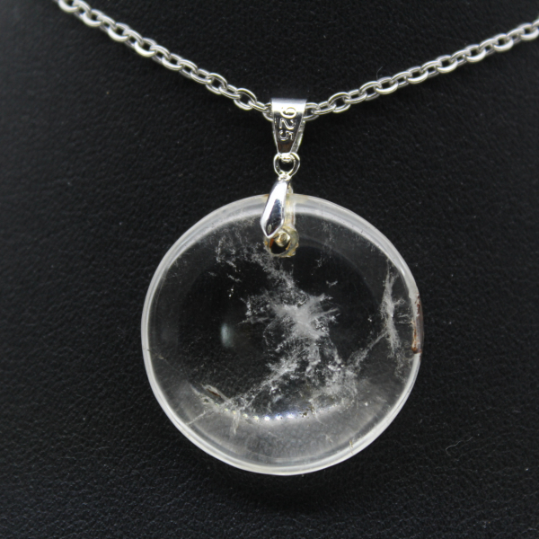 Rock crystal pendant