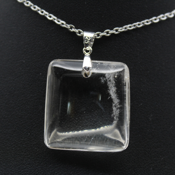 Rock crystal pendant