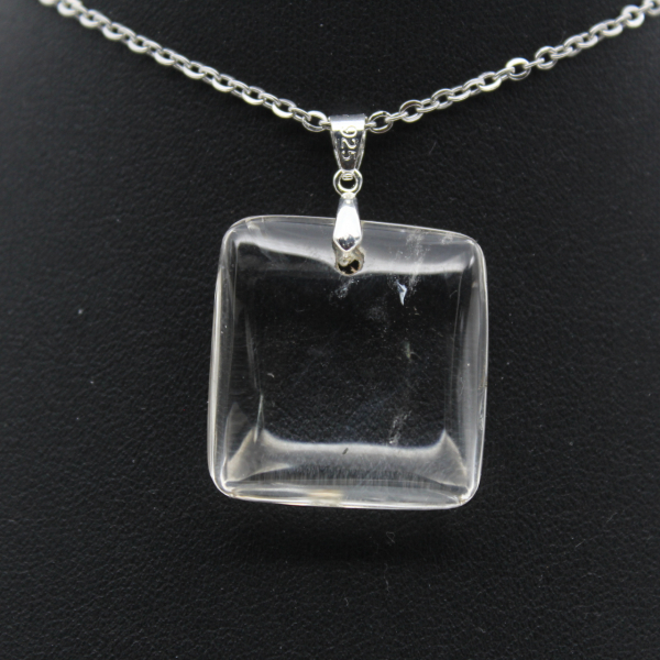 Rock crystal pendant