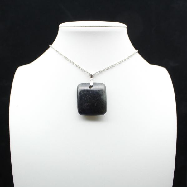 Labradorite square pendant