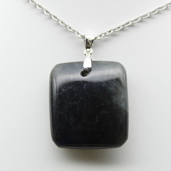 Labradorite square pendant