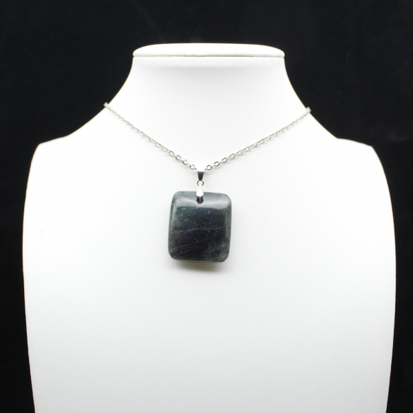 Square labradorite pendant