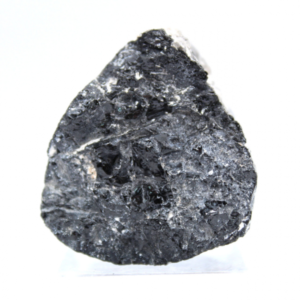 Raw black tourmaline crystal