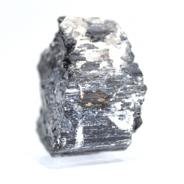 Raw black tourmaline crystal