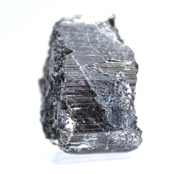 Raw black tourmaline crystal