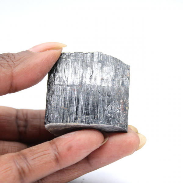 Black tourmaline crystallization