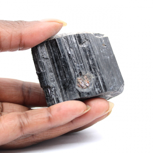Raw black tourmaline