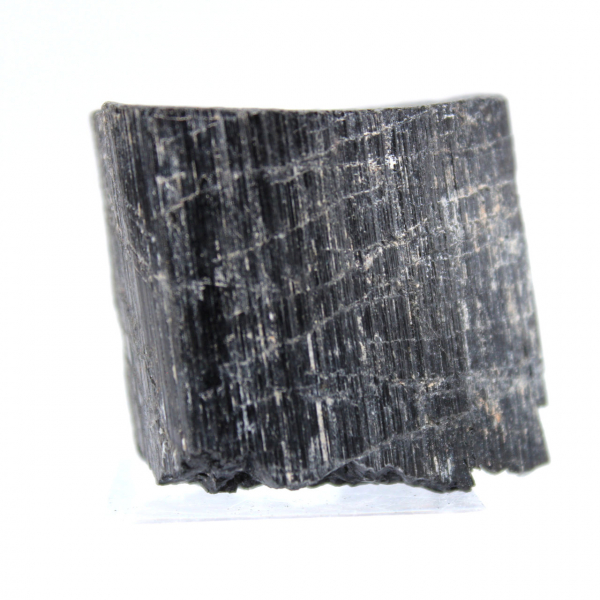 Raw black tourmaline crystal