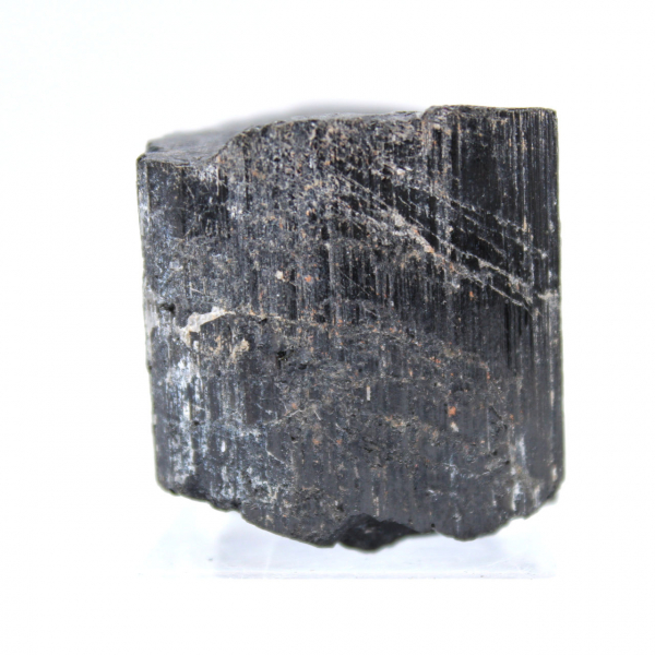 Raw black tourmaline crystal
